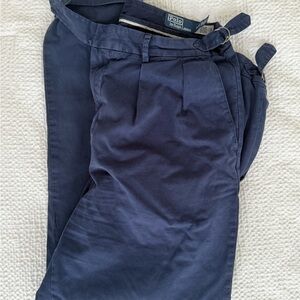 Polo by Ralph Lauren Blue Chinos with Pleated Front